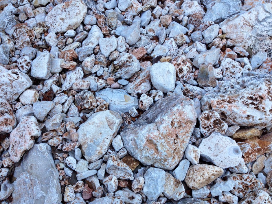 Limestone gravel